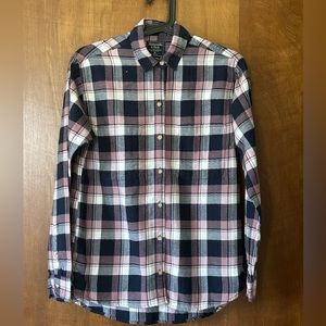 Abercrombie & Fitch Plaid Boyfriend Button Down Size XS